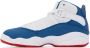 Nike Jordan Kids White & Blue Jordan 6 Rings Little Kids Sneakers - Thumbnail 3