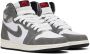 Nike Jordan Kids White & Gray Air Jordan 1 High OG Big Kids Sneakers - Thumbnail 4