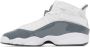 Nike Jordan Kids White & Gray Jordan 6 Rings Big Kids Sneakers - Thumbnail 3