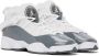 Nike Jordan Kids White & Gray Jordan 6 Rings Big Kids Sneakers - Thumbnail 4