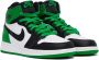 Nike Jordan Kids White & Green Air Jordan 1 High OG Big Kids Sneakers - Thumbnail 4