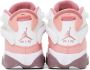 Nike Jordan Kids White & Pink Jordan 6 Rings Big Kids Sneakers - Thumbnail 2