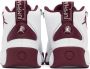Nike Jordan White & Burgundy Jumpman Pro Sneakers - Thumbnail 2