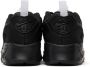 Nike Kids Black Air Max 90 Toggle Little Kids Sneakers - Thumbnail 2