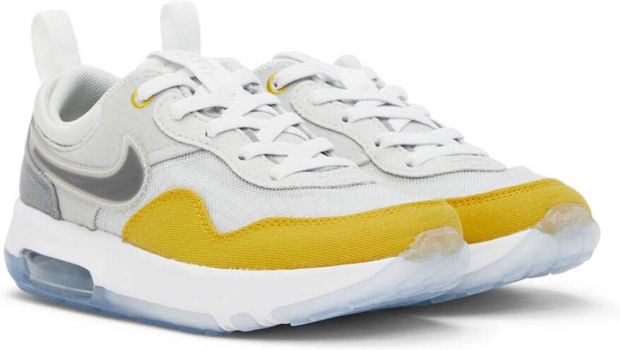 Nike Kids Grey & Yellow Air Max Motif Little Kids Sneakers