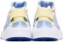 Nike Kids Pink & Blue Huarache Run Big Kids Sneakers - Thumbnail 2