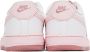 Nike Kids White & Pink Force 1 Little Kids Sneakers - Thumbnail 2