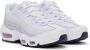 Nike Kids White & Purple Air Max 95 Recraft Sneakers - Thumbnail 4