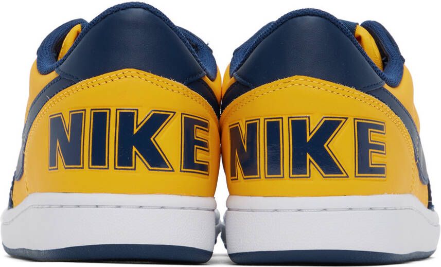 Nike Navy & Yellow Terminator Low Sneakers