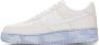 Nike Off-White & Blue Air Force 1 '07 LV8 EMB Sneakers - Thumbnail 3