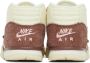Nike Off-White & Burgundy Air Trainer 1 Sneakers - Thumbnail 2