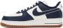 Nike Off-White & Navy Air Force 1 '07 Sneakers - Thumbnail 3