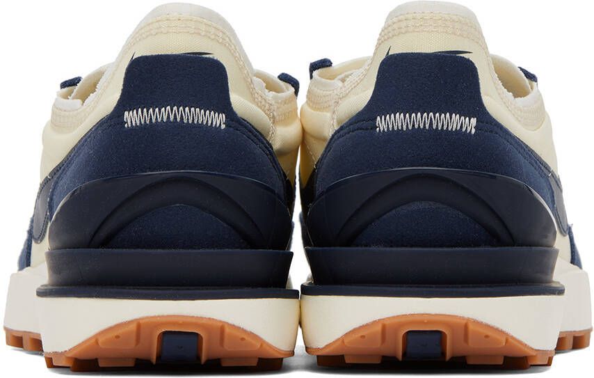 Nike Off-White & Navy Waffle One SE Sneakers