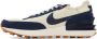 Nike Off-White & Navy Waffle One SE Sneakers - Thumbnail 3