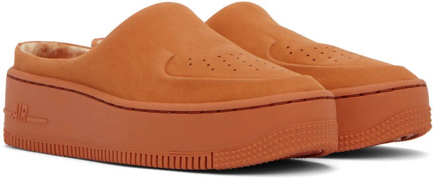 Nike Orange Air Force 1 Lover XX Loafers