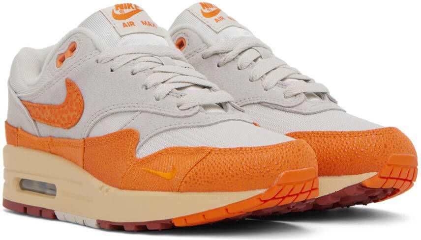 Nike Orange & Gray Air Max 1 Sneakers
