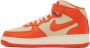 Nike Orange & Khaki Air Force 1 '07 LX NBHD Sneakers - Thumbnail 3