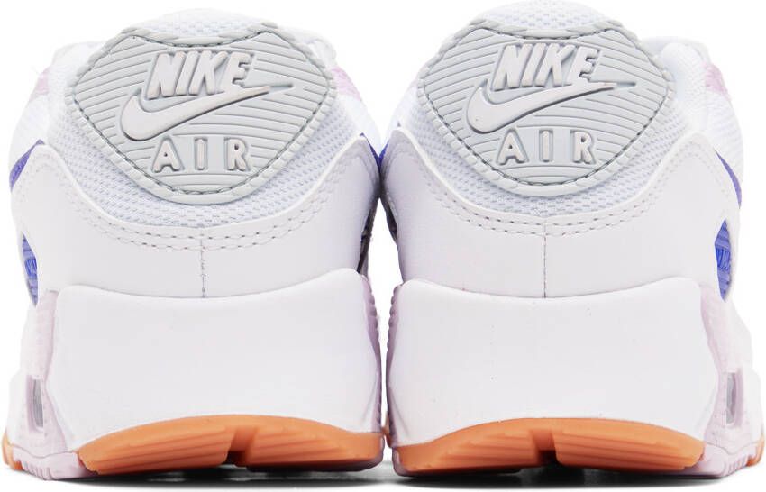 Nike Purple & White Air Max 90 Sneakers