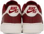Nike Red Air Force 1 '07 Premium Sneakers - Thumbnail 2