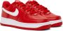 Nike Red Air Force 1 Low Retro Sneakers - Thumbnail 4