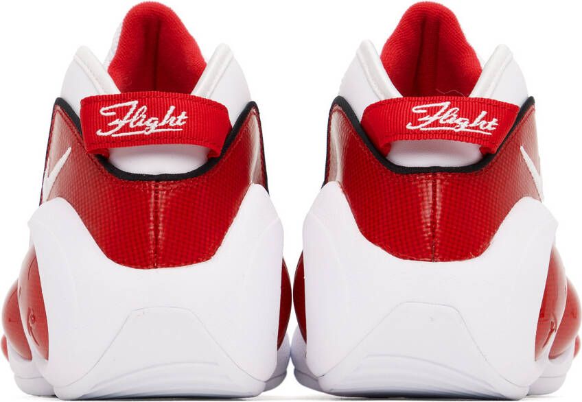 Nike Red & White Air Zoom Flight 95 Sneakers