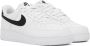 Nike White & Black Air Force 1 '07 Sneakers - Thumbnail 4