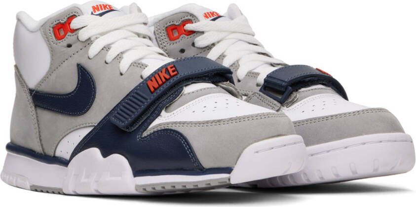 Nike White Air Trainer 1 High-Top Sneakers