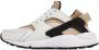 Nike White & Beige Air Huarache Sneakers - Thumbnail 3