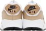 Nike White & Beige Air Max 90 Sneakers - Thumbnail 2