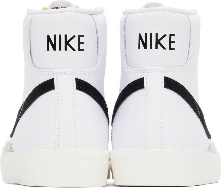 Nike White & Black Blazer Mid '77 Vintage Sneakers