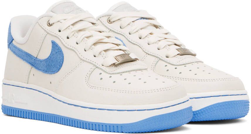 Nike White & Blue Air Force 1 LXX Sneakers