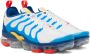 Nike White & Blue Air VaporMax Plus Sneakers - Thumbnail 4