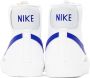 Nike White & Blue Blazer Mid '77 Vintage Sneakers - Thumbnail 2