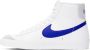Nike White & Blue Blazer Mid '77 Vintage Sneakers - Thumbnail 3