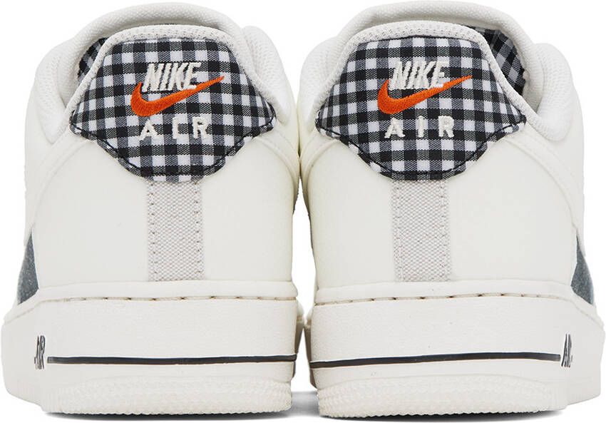 Nike White & Gray Air Force 1 '07 Sneakers
