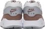Nike White & Brown Air Max 1 Shima Sneakers - Thumbnail 2