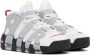 Nike White & Gray Air More Uptempo Sneakers - Thumbnail 4