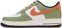 Nike White & Green Air Force 1 '07 Sneakers - Thumbnail 3