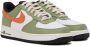 Nike White & Green Air Force 1 '07 Sneakers - Thumbnail 4