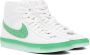 Nike White & Green Blazer Mid '77 Sneakers - Thumbnail 4