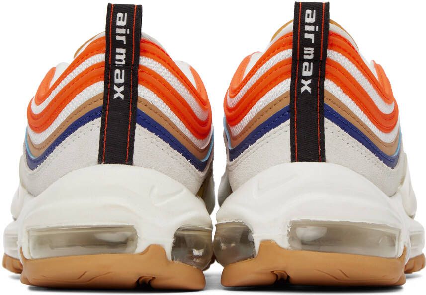 Nike White & Orange Air Max 97 SE Sneakers