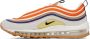 Nike White & Orange Air Max 97 SE Sneakers - Thumbnail 3