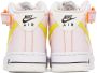 Nike White & Pink Air Force 1 '07 Mid Sneakers - Thumbnail 2