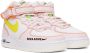 Nike White & Pink Air Force 1 '07 Mid Sneakers - Thumbnail 4