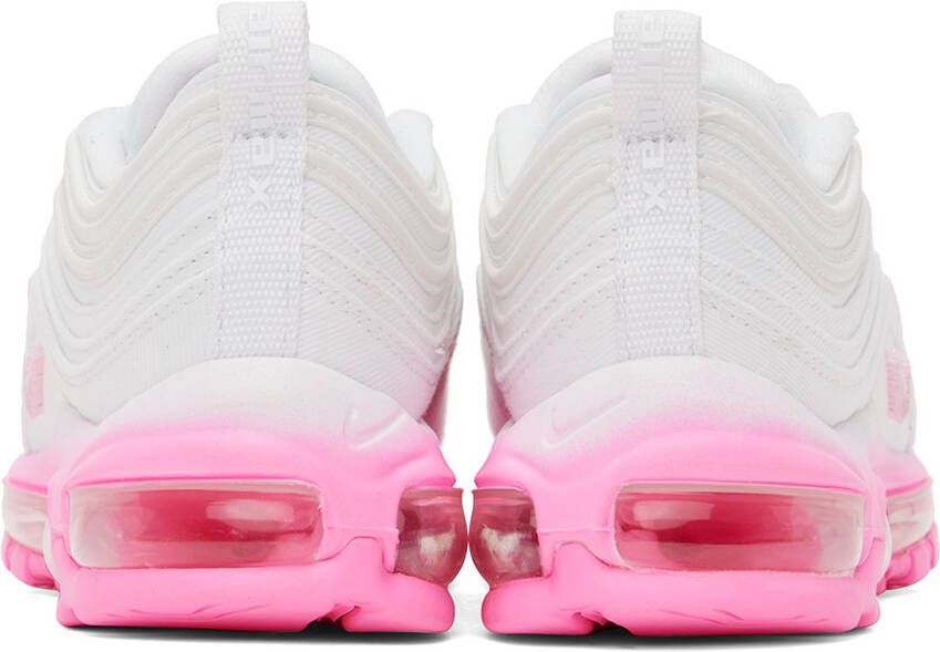 Nike White & Pink Air Max 97 SE Sneakers