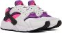 Nike White & Purple Air Huarache Sneakers - Thumbnail 4