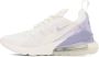 Nike White & Purple Air Max 270 Sneakers - Thumbnail 3