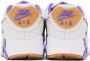 Nike White & Purple Air Max 90 Sneakers - Thumbnail 2