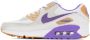 Nike White & Purple Air Max 90 Sneakers - Thumbnail 3
