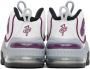 Nike White & Purple Air Penny II Sneakers - Thumbnail 2
